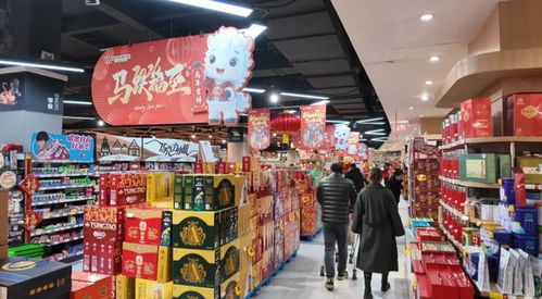 山東萊西春節消費市場繁榮興旺，日用百貨購銷兩旺年味足
